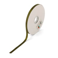 شرائط رول قماش عريضة لون زيتي وعبارة " عيد مبارك"...