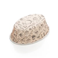 قوالب ورق كب كيك وردي بيضاوي برسومات - (6) حبة |7....