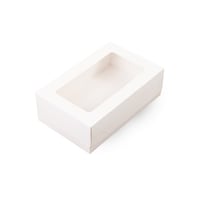 مجموعة (12) علبة بيضاء بتصميم فاخر للمعمول والحلوي...