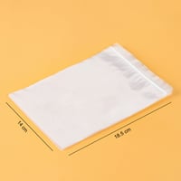 مجموعة (100) كيس بلاستيك شفاف قابل للإغلاق