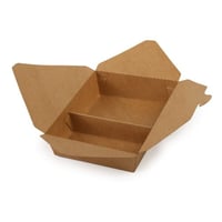 علب ورق كرافت بني بغطاء متصل و قسمين - (25) حبة |...