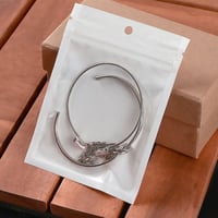 مجموعة ( 100) كيس بلاستيك شفاف للاكسسوارات | 12*9...