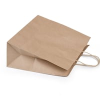 مجموعة (12) كيس ورق عرضي بني
