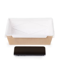 مجموعة ( 25 ) علبه طعام بغطاء متصل | 40 انز