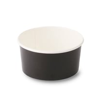 مجموعة (25) زبدية ورق باللون الأسود - بدون غطاء| 3...