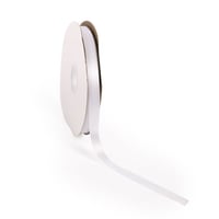 رول شرائط عريضة وفاخرة لون أبيض | 91 متر* 1.5 سم