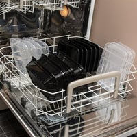 مجموعة (10) علب بلاستيك للميكروويف| 25 اوز