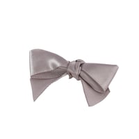 مجموعة (12) فيونكة ستان بلون رمادي | 6 سم