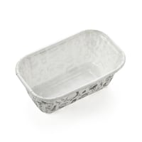 ورق كب كيك ابيض مستطيل برسومات مخبوزات - (6) |8*4*...