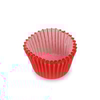 مجموعة (1000) ورق كب كيك أحمر فاخر |4*3*2.2سم