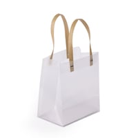 مجموعة (6) أكياس هدايا فاخرة وشفافة | 16*10*18 سم