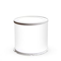 علبة دائرية شفافة للهدايا والكيك المرتفع بغطاء وقا...