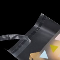 مجموعة (100) كيس شفاف ثلجي للكوكيز والحلويات بألوا...