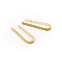 مجموعة (10 ) ملقط خيزران خشبي صغير و فاخر