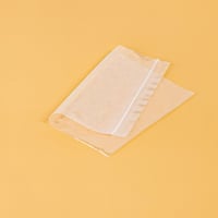 مجموعة (100) كيس بلاستيك شفاف قابل للإغلاق