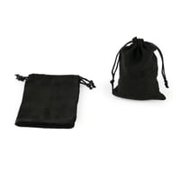 اكياس مخمل اسود للهدايا والتوزيعات فاخرة - (12)حبة...