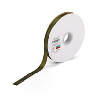 شرائط رول قماش عريضة لون زيتي وعبارة " عيد مبارك"...