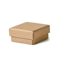 مجموعة (12) علبة اكسسوارات بلون كرافت بني