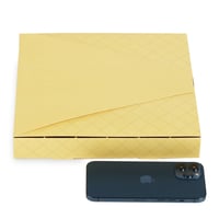 مجموعة (6) علب فاخرة للشوكليت والحلويات لون أصفر ب...