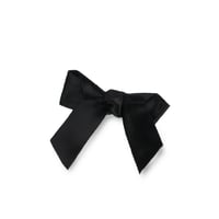 مجموعة (12) فيونكة ستان بلون أسود | 6 سم