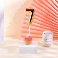 تغريسة للكيك والهدايا رقم (7) لون ذهبي