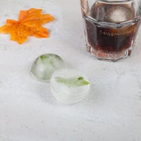 قالب سليكون لصنع كرات الثلج 6 كرات - رصاصي