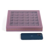 علبة شوكلاتة كبيرة فاخرة بنافذة شفافة(36) قسم -(6)...