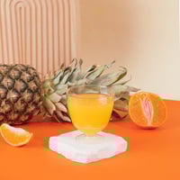 مجموعة (6) أكواب بلاستيك شفافة | 6 انز