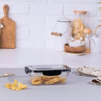 حافظة طعام محكمة الغلق بغطاء |19*14*7سم