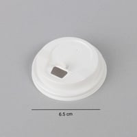 كرتون (1000) غطاء بلاستيك أبيض فاخر لأكواب الورق |...