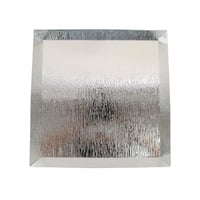 صينية تقديم ستانلس ستيل – لون فضي | 28*28 سم