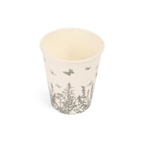 مجموعة (10) أكواب ورقية بطباعة فراشات | 9 أنز