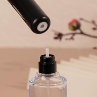 علبة عطر فارغة وفاخرة بيضاوية لون فضي-(6) حبات | 5...