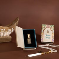 مجموعة (12) علبة تولات "رمضان مبارك"- لون أزرق | 1...