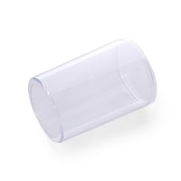 علب اكريليك دائرية شفافة بغطاء -(8) حبة| 200 مل