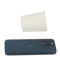 كرتون (1000) كوب ورق أبيض فاخر | 7 انز