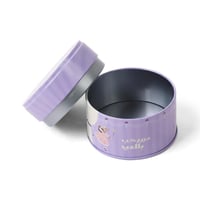 مجموعة (6)علب معدنية دائرية "مرحب بالعيد "لون بنفس...