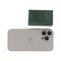 علبة بخور جلد فاخرة لون أخضر | 8*5*4 سم