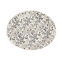 مجموعة (10) صحون ورقية بطباعة أغصان | 7 أنش