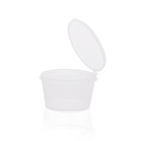 مجموعة ( 50 ) علب بلاستيك شفاف بغطاء للصوصات | 59...