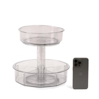 منظم قابل للدوران دائري بدورين | 29.5*29.5*28 سم