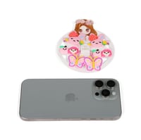 مجموعة (6) بكلات شعر مزخرفة برسومات جميلة