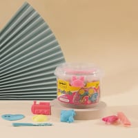 علبة صلصال للتشكيل ألوان متعددة وأدوت متنوعة-(24)...