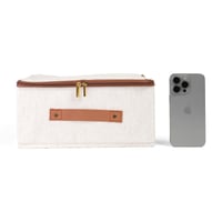 صندوق تخزين قماشي بسحاب ون بيج | 14*20*30 سم