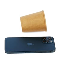 كرتون (1000) كوب ورق كرافت فاخر | 7 انز