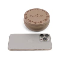 مجموعة (6) علب معدنية فاخرة "شتاء وسمرة" لون بني ف...