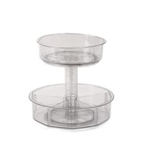 منظم قابل للدوران دائري بدورين | 29.5*29.5*28 سم