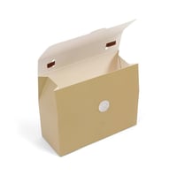 مجموعة (12) حقيبة توزيعات بطباعة ورود - لون بيج غا...