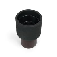 مبخرة سيراميك فاخرة باللون الأسود