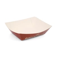 مجموعة (25) صحن ورقي "دفء يجمعنا "لون عودي